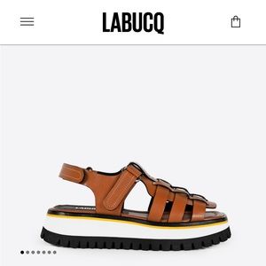 Labucq Boomer Tan Sandal size 38